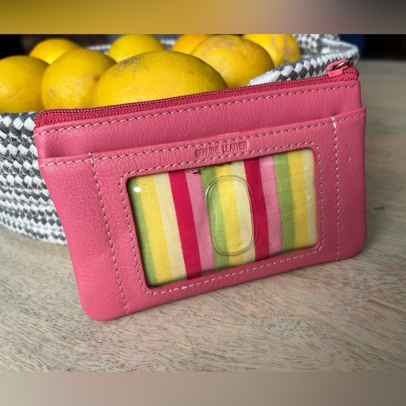 FOSSIL coin purse Never Used 💕 leather zip pouch - Picture 2 of 3